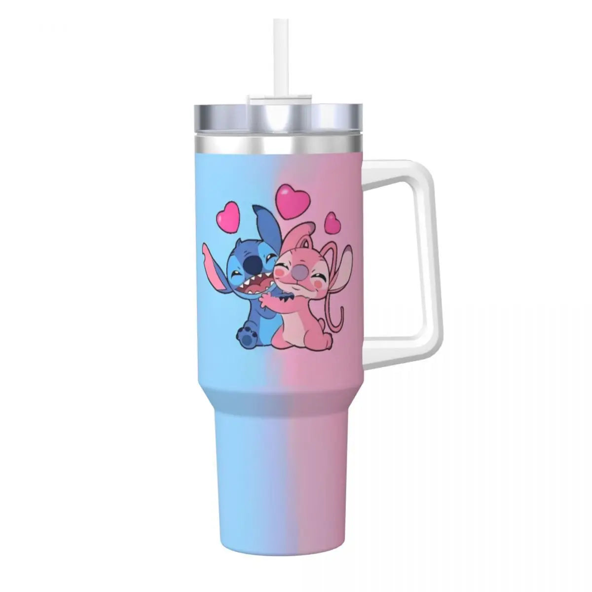 Custom Stitch Stainless Steel Tumbler Travel Mugs Cup Large Coffee Mug Portable Cold Drink Milk Tea Water Bottle