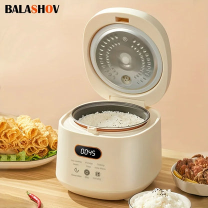 2L Electric Rice Cooker 1-3 People 110V 220V Multi Cooker Non-Stick Pot Smart Mechanical MultiCooker Steamed Rice Pot For Home