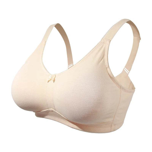 LERVANLA 2302 Bra Seamless Sexy Bras for Fat Woman Mastectomy Bra Cotton Bralette Full Coverage Cup D E F G for Plus Size - MarvelouStoree