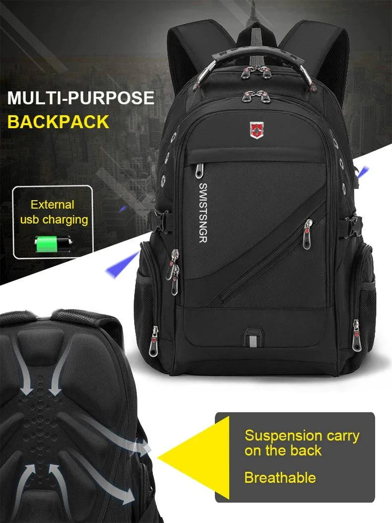 2024 Waterproof 17/20 Inch Laptop Backpack Men Airplane Travel Backpack Women Oxford Rucksack Male School Bag modern Mochila