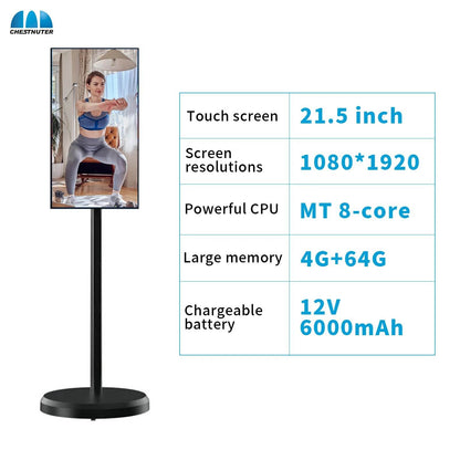 popular shenzhen 21.5 Inch Battery-power Android Lg Stand By Me Tv In-cell Touch Screen Gym Gaming Live Room Smart Tv - MarvelouStoree