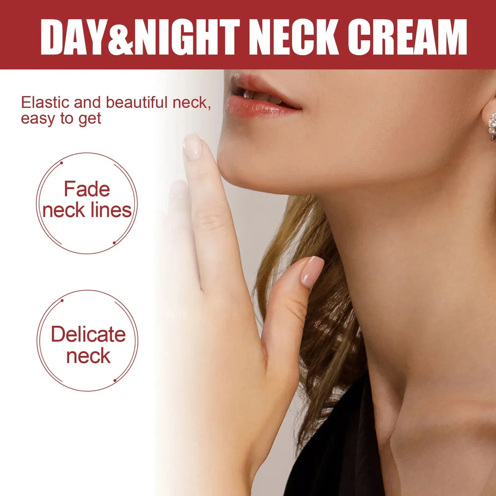 60g Retinol Neck Anti Wrinkle Cream Lift Fade Neck Line Tighten Double Chin Anti Aging Whiten Moisturizer Face Skin Care Product