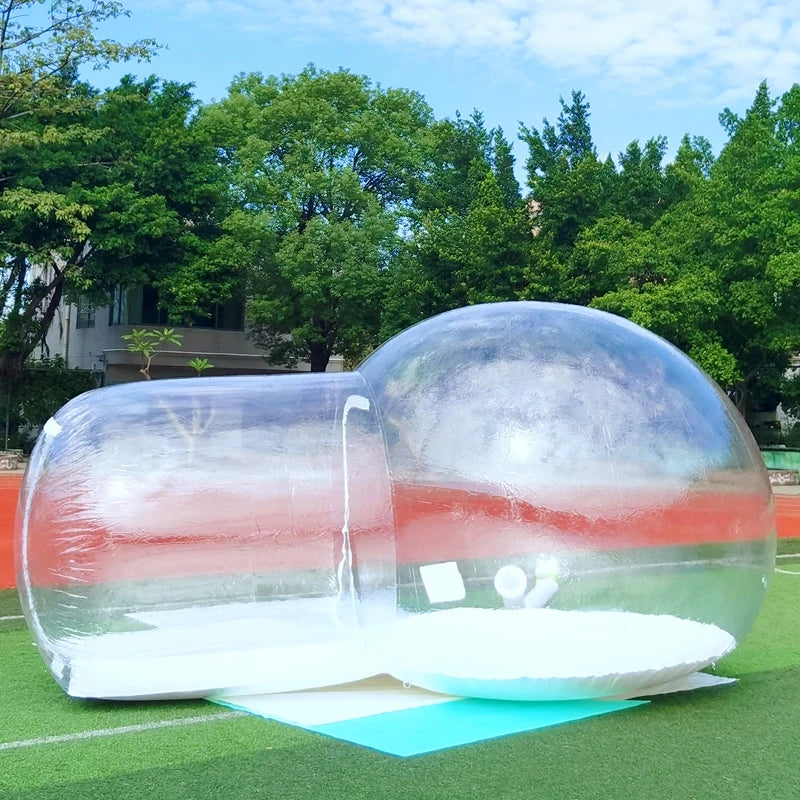 Inflatable Bubble House Outdoor PVC Clear Home Tent Commercial Camping Bubble Tent House Dome Transparent 3M(Exclude Blower)