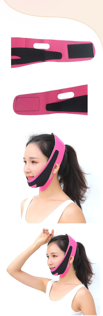 1pcs Face-Lift Reduce Double Chin Bandage Face V-Shaped Lift Up Belt Thin Neck Mask Sleeping Skin Care Wholesale