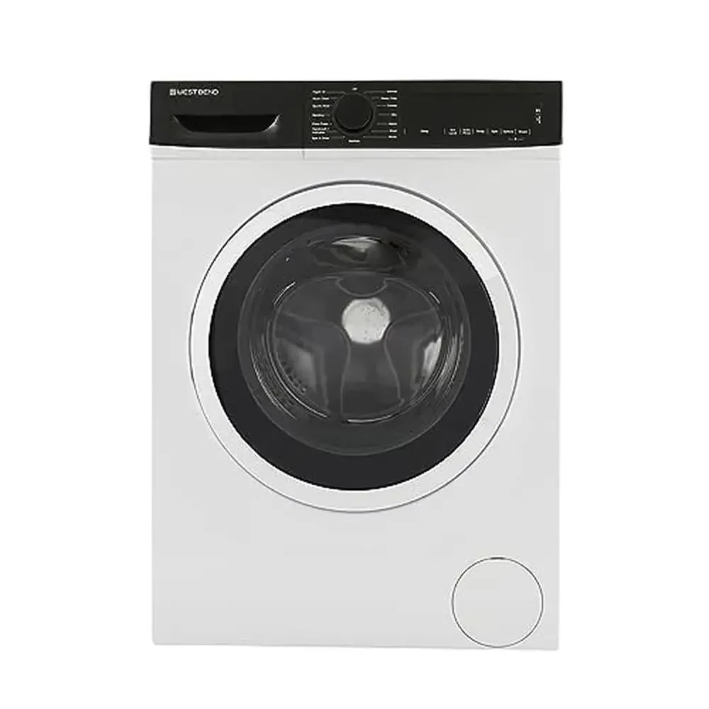 Compact Front Load Washer 2.2-Cu.Ft 15 Cycles LED Display White Space-Saving Design Easy-to-Use