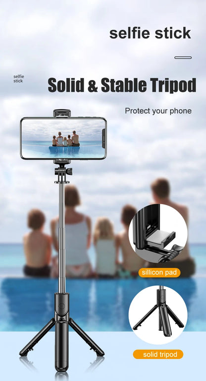 Cell Phone Holder Selfie Stick Tripod For iPhone Xiaomi Samsung Huawei For Live Streaming Mobile phone Support Remote Control