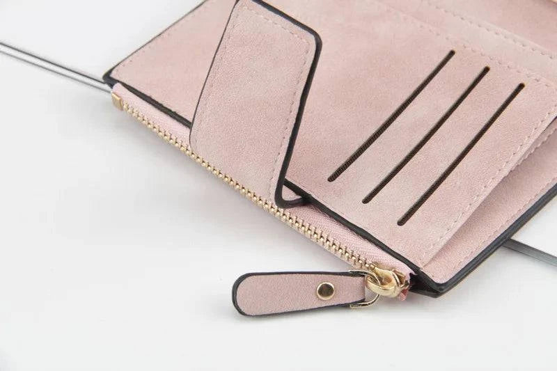 2024 Leather Women Wallet Hasp Small and Slim Coin Pocket Purse Women Wallets Cards Holders Luxury Brand Wallets Designer Purse