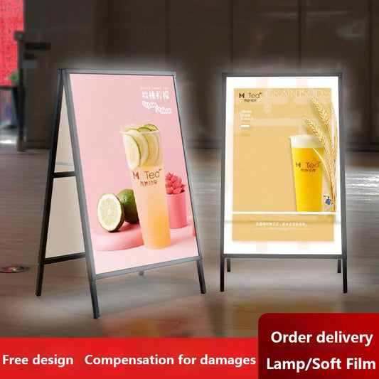 New Ultra-thin LED Light Box Luminous Poster Display LED Backlit Menu Board for Restaurant Cafe Shop Billboard Grill Price List