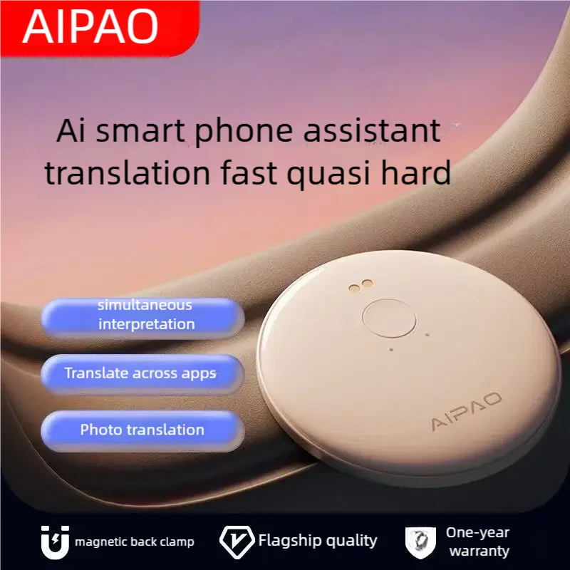 Smart AI Translator 138 Languages Add Magnetic Bracket APP Simultaneous Interpretation Voice Photo Offline Accurate Translation