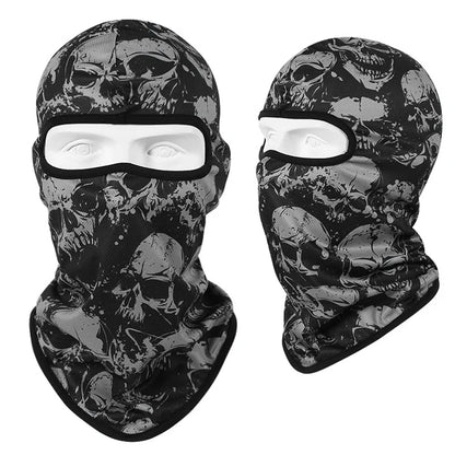 Motorcycle Headgear Cap Men Balaclava Multi-function Skull Face Mask MTB Bicycle Full Face Cover Shield Sunscreen Women Headwear