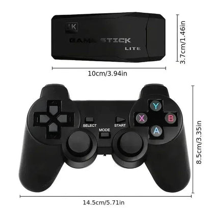 Video Game Sticks M8 Console 2.4G Dual Wireless Controller Game Stick 4K 10000 Games 64GB Retro Game for DropShiopping Xmas Gift - MarvelouStoree