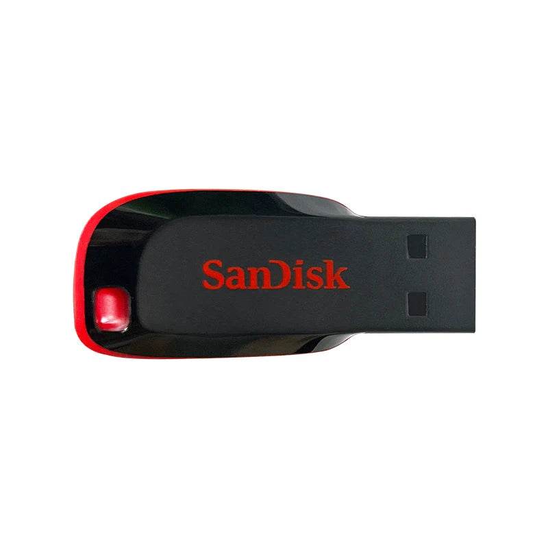 SanDisk Cruzer Blade USB 2.0 CZ50 USB Flash Drive 128GB 64GB 32GB 16GB Original Pendrive basic storage Memory Stick U Disk - MarvelouStoree