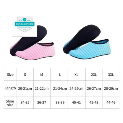 Beach Shoes Socks Men Women Snorkeling Shoes Diving Beach Socks Anti Slip Outdoor Sandals Quick Drying Swimming Yoga Shoes