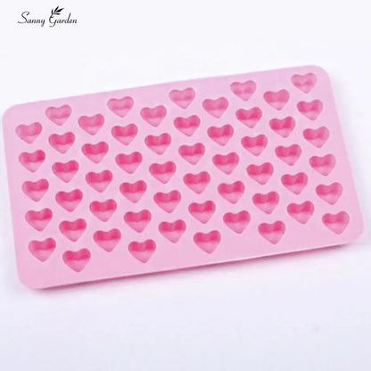 Mini Heart Mold Silicone Ice Cube Tray DIY Chocolate Fondant Mould 3D Pastry Jelly Cookies Baking Cake Decoration Tools Kitchen