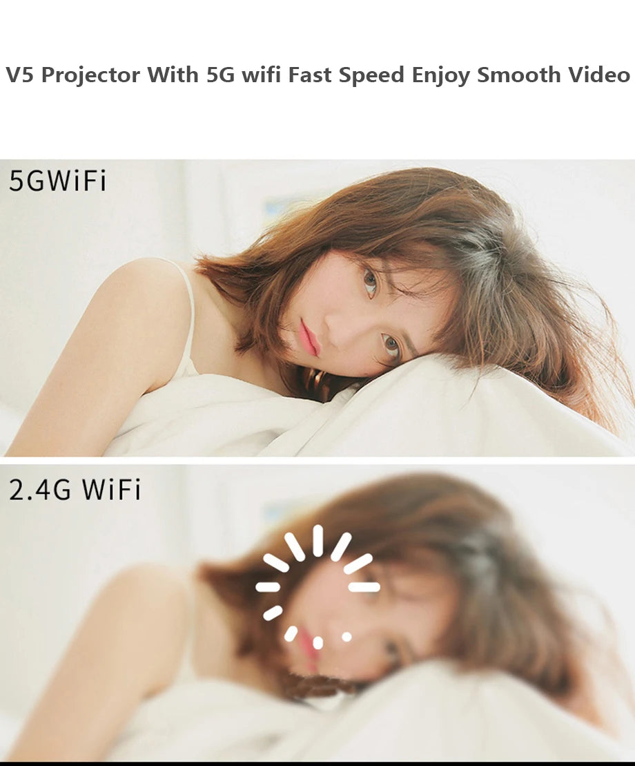 Smartldea V5 3D 4K Projector Android 9.0 Wifi Daytime Proyector native 1280*800 support Full HD 1080p portable smart game Beamer