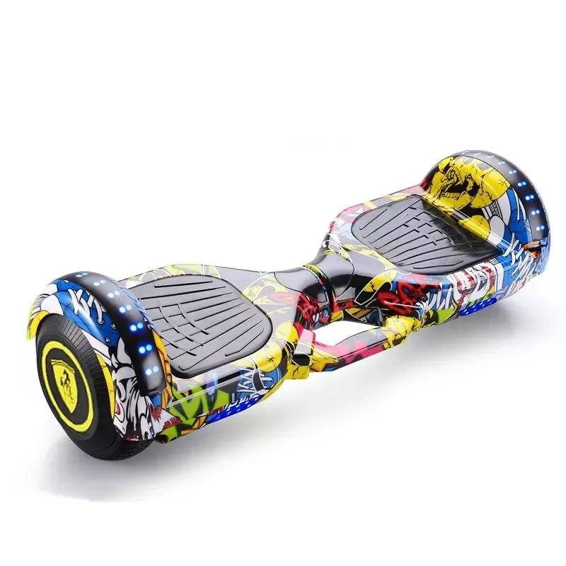 2 Wheels 7 inch Kids Smart Electr Hover Board, Led Lights Self Balance Electrical Skateboards, Children Electric Hoverboards