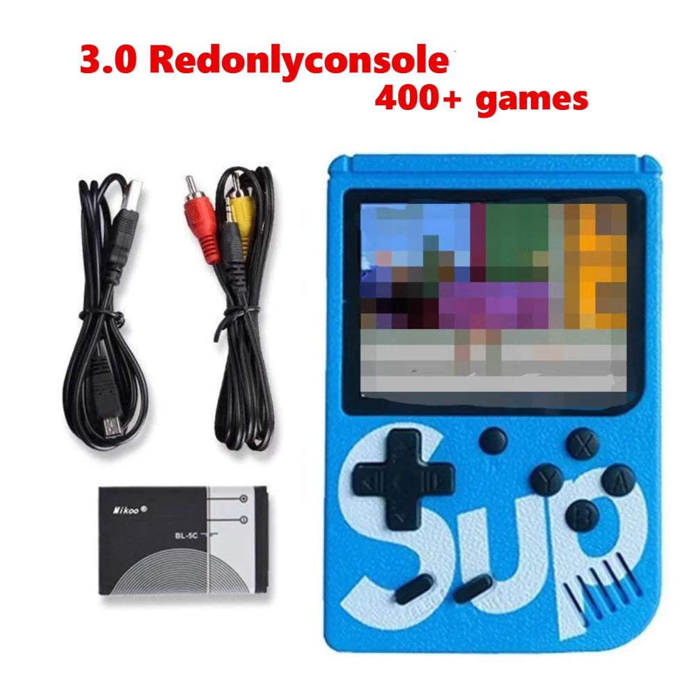 Retro Portable Mini Handheld Video Game Console 8-Bit 3.0 Inch LCD Color Kids Game Player Built-in 500 games For Kid Xmas Gift