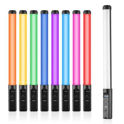 Handheld RGB Tube Light LED Video Light Wand 3200K-5500K Dimmable 9 Colorful Lighting Effects  with Remote Control