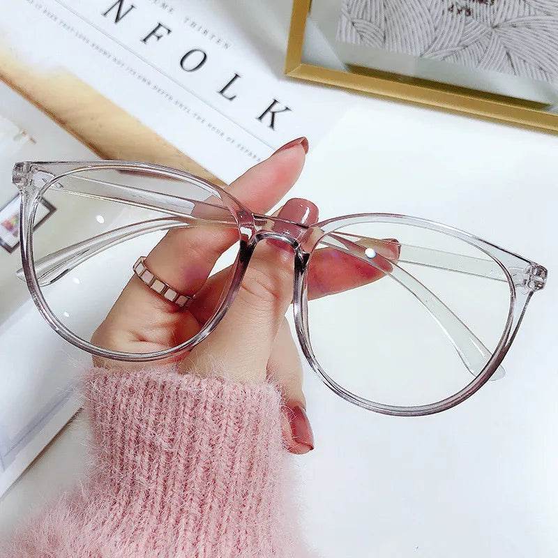 Anti Radiation Glasses for Women Retro Round Frame Fashion Eyeglasses - MarvelouStoree