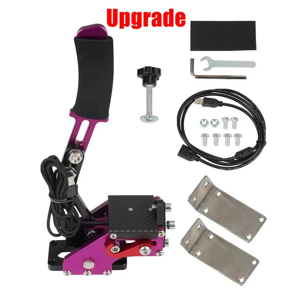 USB Handbrake SIM For G25/27/29 T300 T500 PC Racing Games Fanatecosw Dirt Rally Hand Brake System Red Black Blue HB-1009