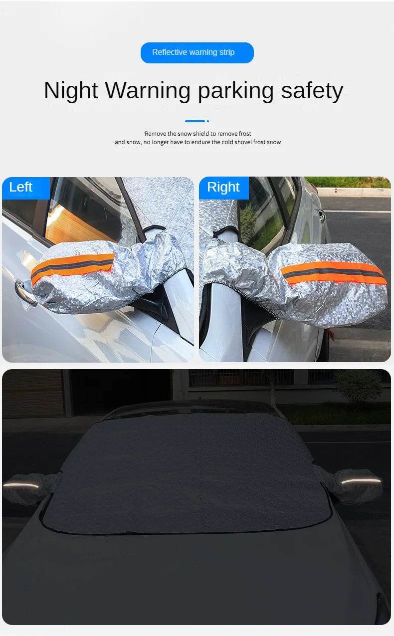 Car Windshield Snow Shield for Winter Car Cover Front Window Anti Ice Frost Outdoor Protection Snow Cover Snow Shield - MarvelouStoree