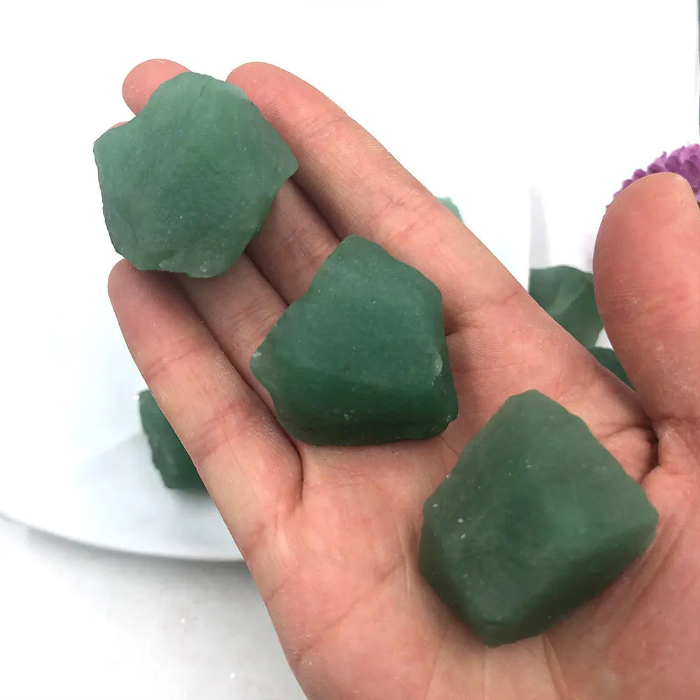 1pc Natural Raw Green Aventurine Rough Stone Quartz Crystals Rock Healing Reiki Mineral Aquarium Home Room Decoration Energy