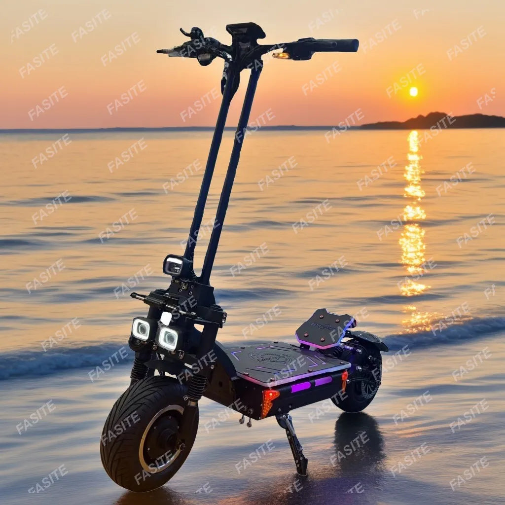 72V Electric Hyper Scooter Motorcycle 10000 Watt Bike Fast Fat Wheele 5000W 52V 50MPH 120 KMH Off Road Mopeds Escooter for Adult