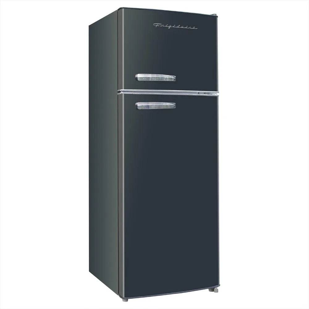 2 Door Apartment Size Refrigerator with Freezer, 7.5 cu ft, Retro, Mint - MarvelouStoree