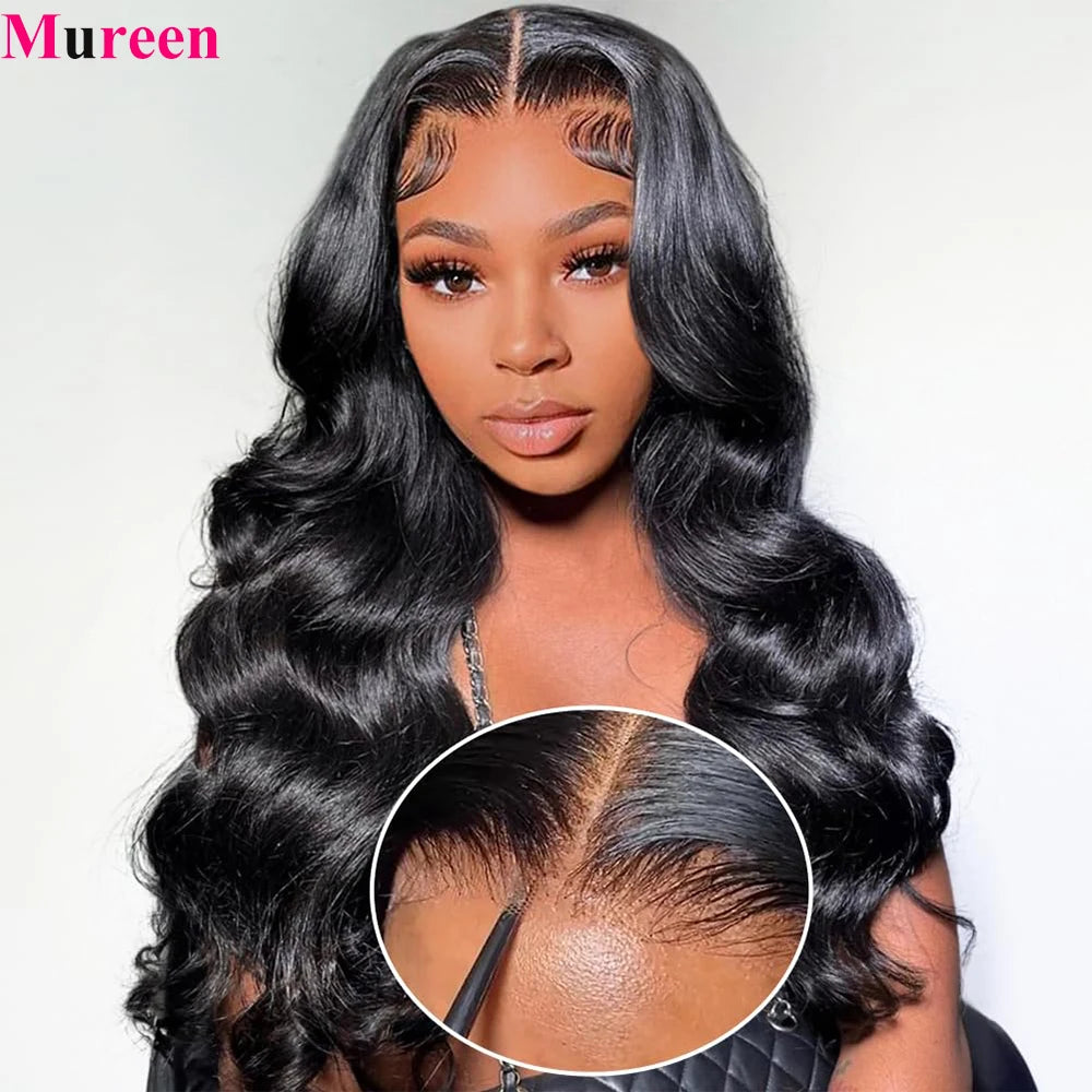 Wear And Go Glueless Wigs Human Hair Body Wave Bob Wig For Women 4x4 Transparent Lace Closure Wig Ready To Wear Human Hair Wigs