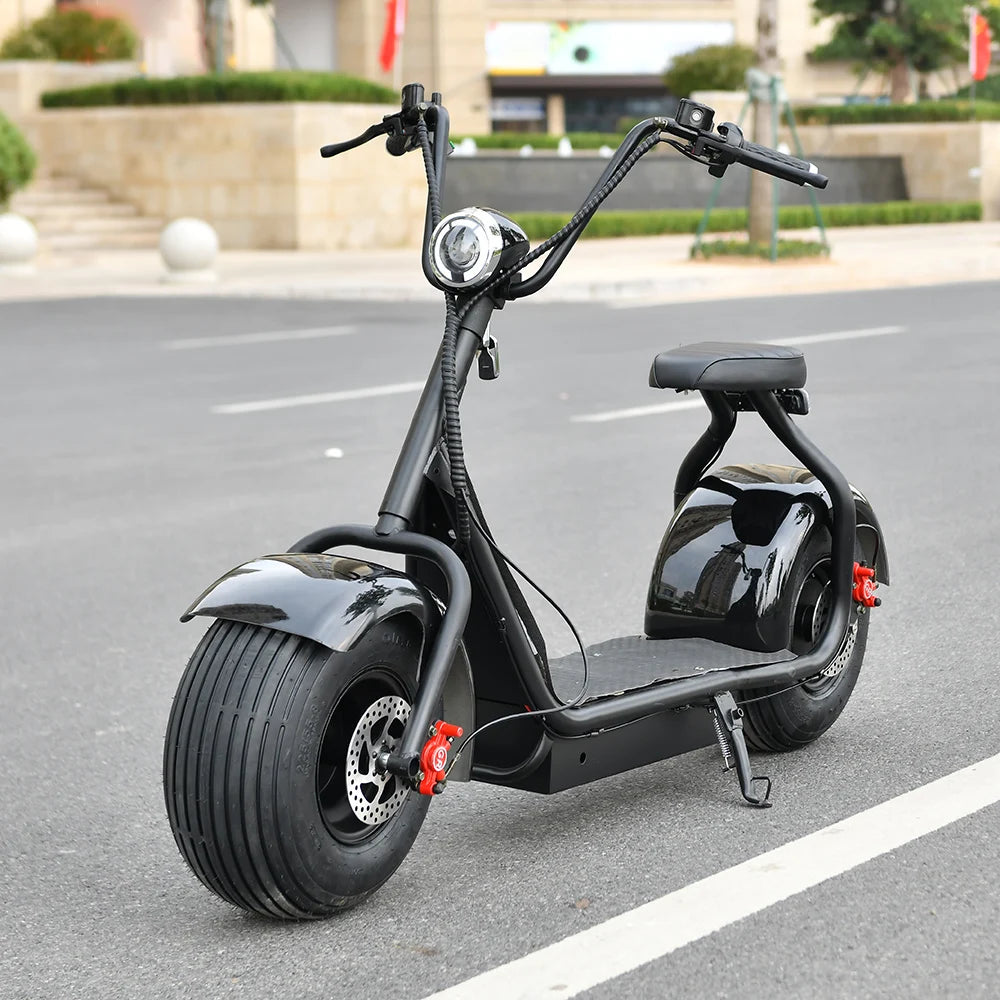 60V25AH 4000W Motor Citycoco Electric Scooter 18 Inch Snowfield Off-road Tire Max Speed 70-80KM/H Max Load 250KG USA STOCK