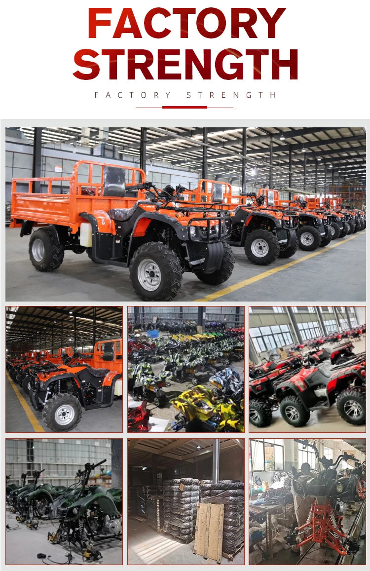 Vehicle 125cc Direct ATV Adult Farm Quad Bike electric 4x4 Atv 4 Wheel 2*4 Wholesale Atv For Adults