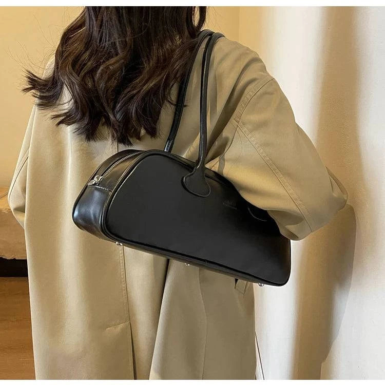 Advanced Sense Retro Pu Zipper Ladies Shoulder Bags Trend 2024 Light Luxury Hot Sale Bags for Women New Bolsas Femininas