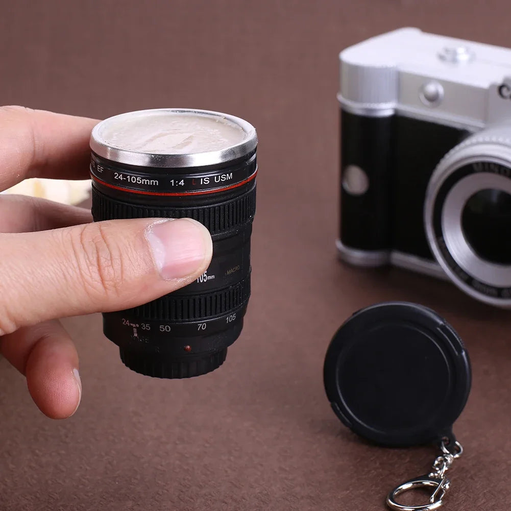 50ML Creative Camera Mug Cup Multi-purpose Mini Tea Coffee Mug Stainless Steel Camera Lens Thermos Mugs Water Drinkware Gifts