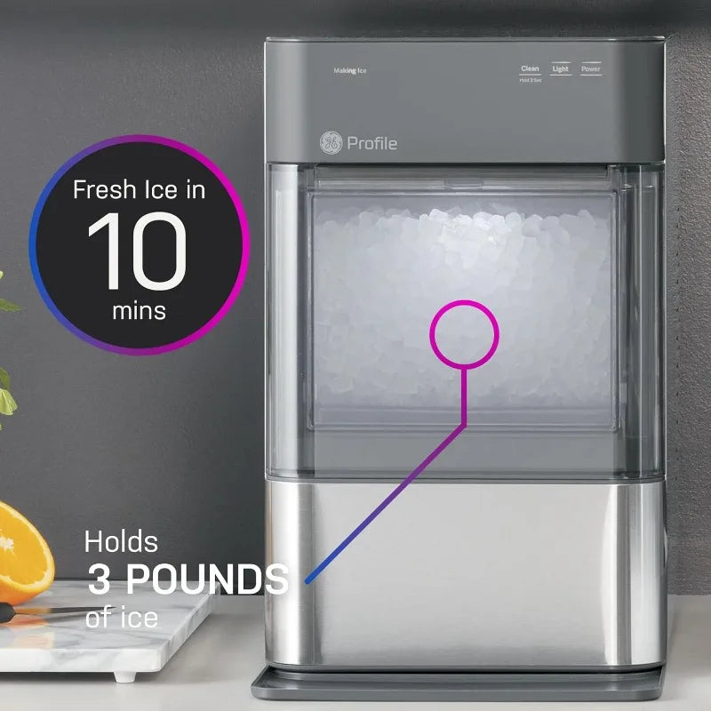 GE Profile Opal 2.0, Chewable Crunchable Countertop Nugget Ice Maker, Scoop included, 38 lbs in 24 hours, Pellet Ice Machine