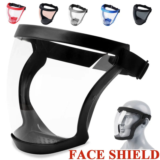 Kitchen Transparent Full Face Shield Work Protection Mask Anti Splash Anti-fog Protective Shield Outdoor Splashproof Safety Mask