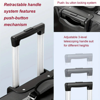 Detachable Wheel Suitcase Waterproof Luggage Carry-on Travel Bag Large Capacity Oxford Rolling Luggage Set Password Trolley Case