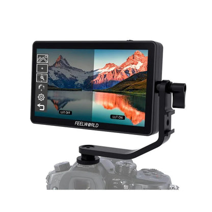 【 Do Brasil 】 FEELWORLD F6 PLUS V2 6 Inch Photography Camera Field Monitor 4K 3D Touch Screen IPS FHD 1920x1080 Video Focus HD