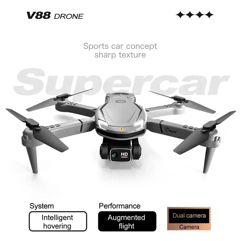 For Xiaomi V88 Drone 8K 5G GPS Professional HD Aerial Photography Remote Control Aircraft HD Dual Camera Quadcopter Toy UAV