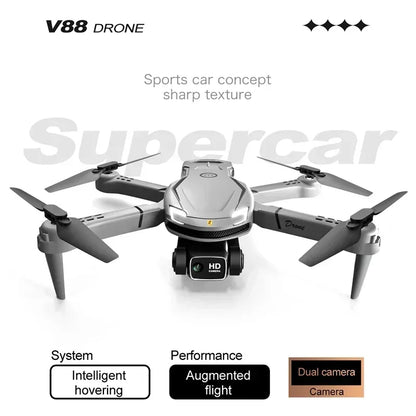 For Xiaomi V88 Drone 8K 5G GPS Professional HD Aerial Photography Remote Control Aircraft HD Dual Camera Quadcopter Toy UAV