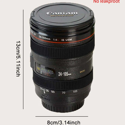 1PC lens cup DSLR camera lens cup coffee cup is not leak proof