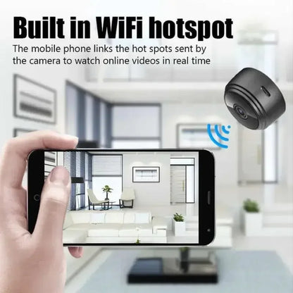 A9 WiFi Mini Camera HD Wireless Video Recorder Voice Recorder Security Monitoring Camera Smart Home For Infants And Pets