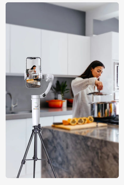 Stabilizer 3-Axis Handheld Gimbal Stabilizer for Smartphone Tiktok Iphone Xiaomi Smartphone live M2-1 New 360 Rotation