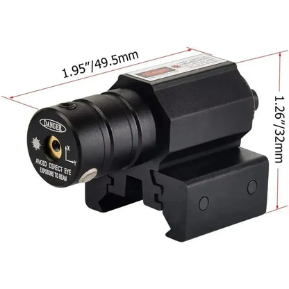 Red Dot Laser Pointer Sight Scope 11mm 20mm Adjustable Picatinny Rail Mount Rifle Pistol Glock 17 Airsoft Weapons Laser