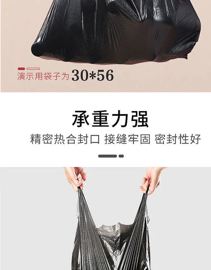 100pcs Mini Plastic Disposable Trash Bags Kitchen Cleaning Storage Garbage Pouch Household Portable Rubbish Bag Desktop Office