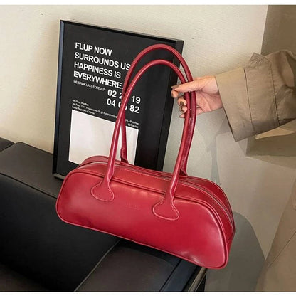 Advanced Sense Retro Pu Zipper Ladies Shoulder Bags Trend 2024 Light Luxury Hot Sale Bags for Women New Bolsas Femininas