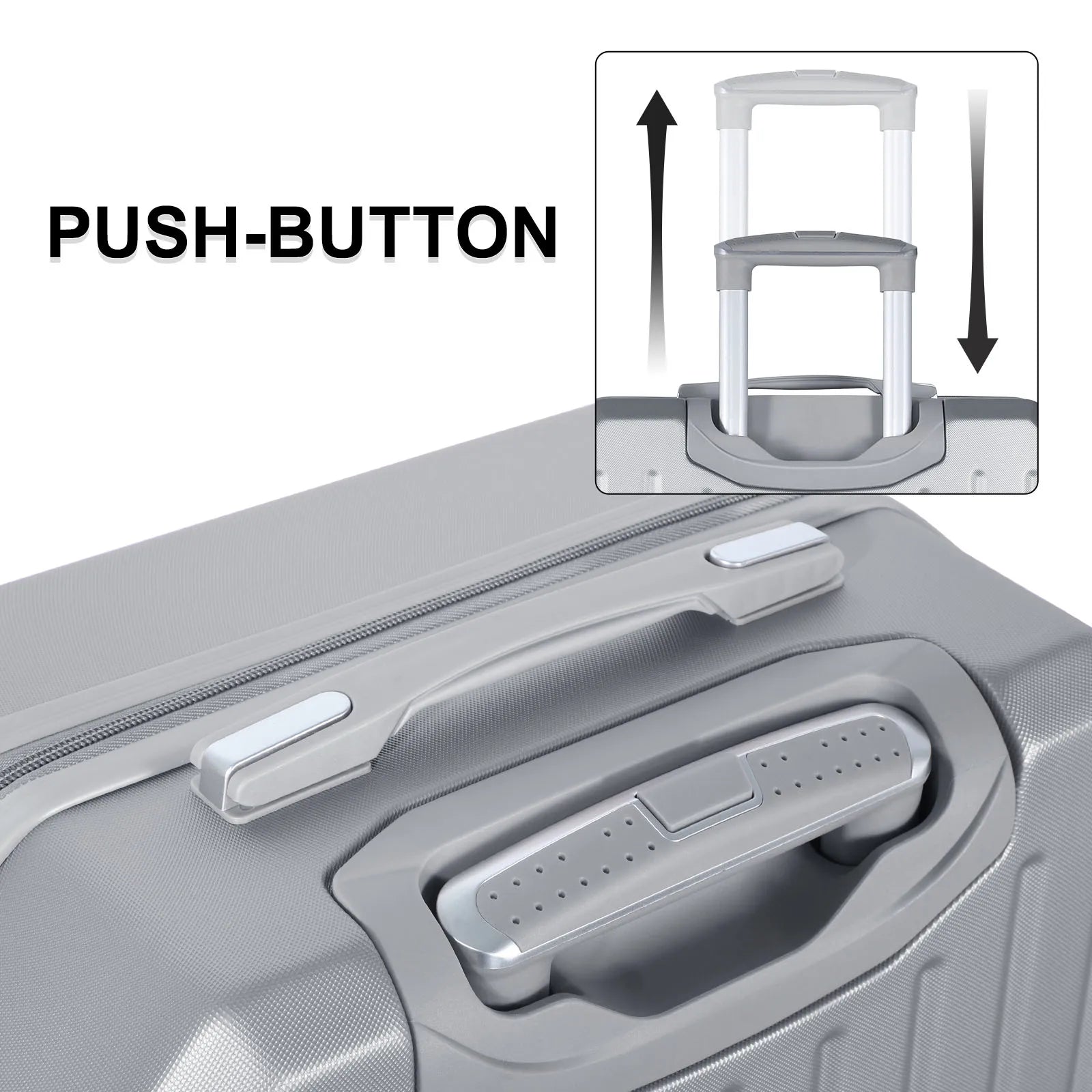 Luggage Set 5Pieces Hard Shell Suitcase Set Family Travel Luggage Suit Business Travel Boarding Luggage With TSA Lock