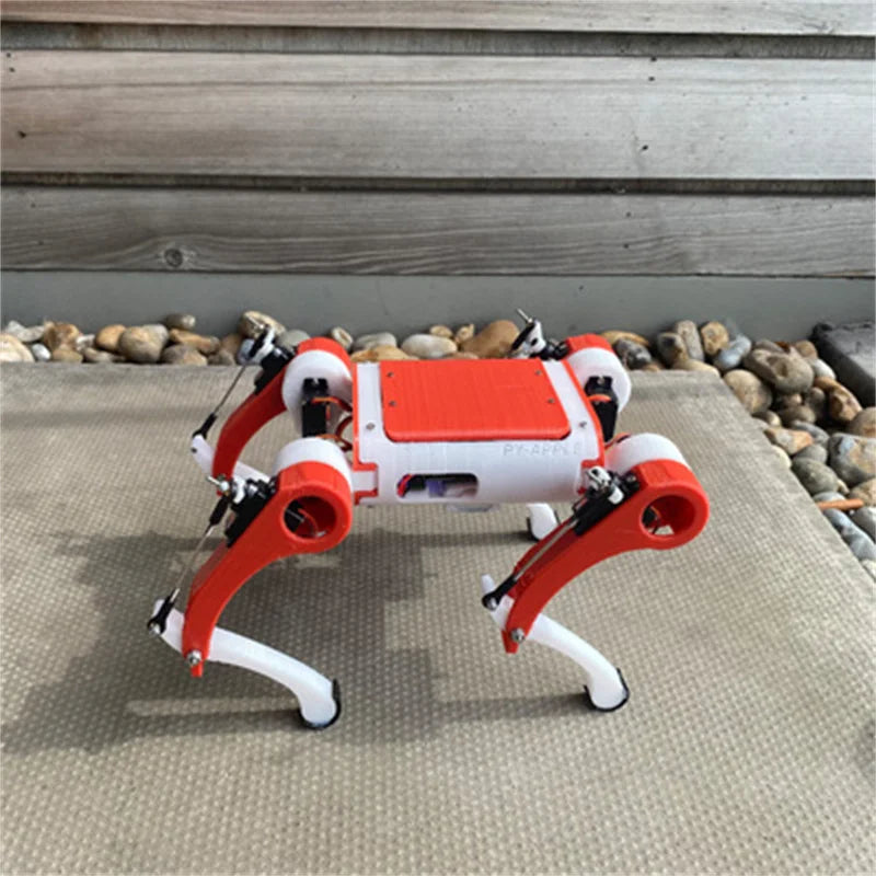 Quadruped robot dog open source project open source mechanical structure robot WiFi RC Control Mechanical Dog DIY Stem project