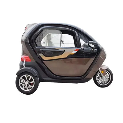 China Electric Mobility Tricycle Double Adulte Gasoline Enclosed Tricycle For Handicapped