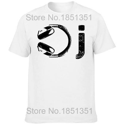 DJ Headphone I Heart Being A DJs Party T Shirts Turntablist Graphic Cotton Streetwear Short Sleeve Recorded Music Gifts T-shirt