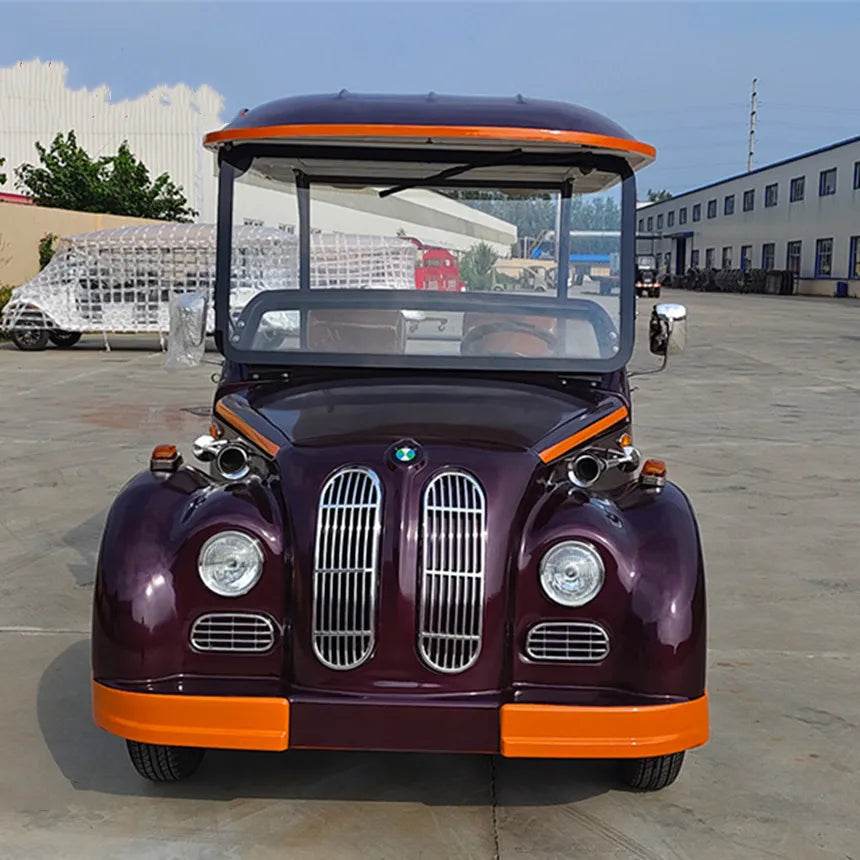 Travel Club Electric Lift Golf Cart Electric Golf Cart 4+2 Seats Electric Club Car With Door 5/8/11/14 Seats Classic Car - MarvelouStoree